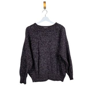 Aritzia TNA Oversized Wool Blend Crewneck Sweater Size Large